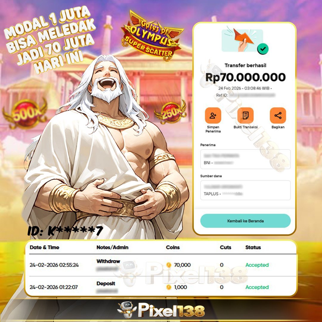 PIXEL138:Situs Slot Terpercaya Dengan Taktik Slot88 Auto Meledak Puluhan Juta